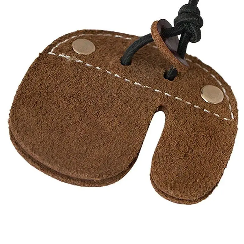 Накладка на палец из воловьей кожи для рекурсивного лука защита пальцев охоты