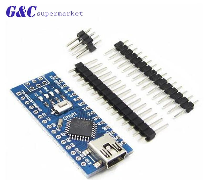 Nano V3.0 ATmega168/328 P CH340G/5 В 16 м микроконтроллер для Arduino ATF с Загрузчиком совместимый
