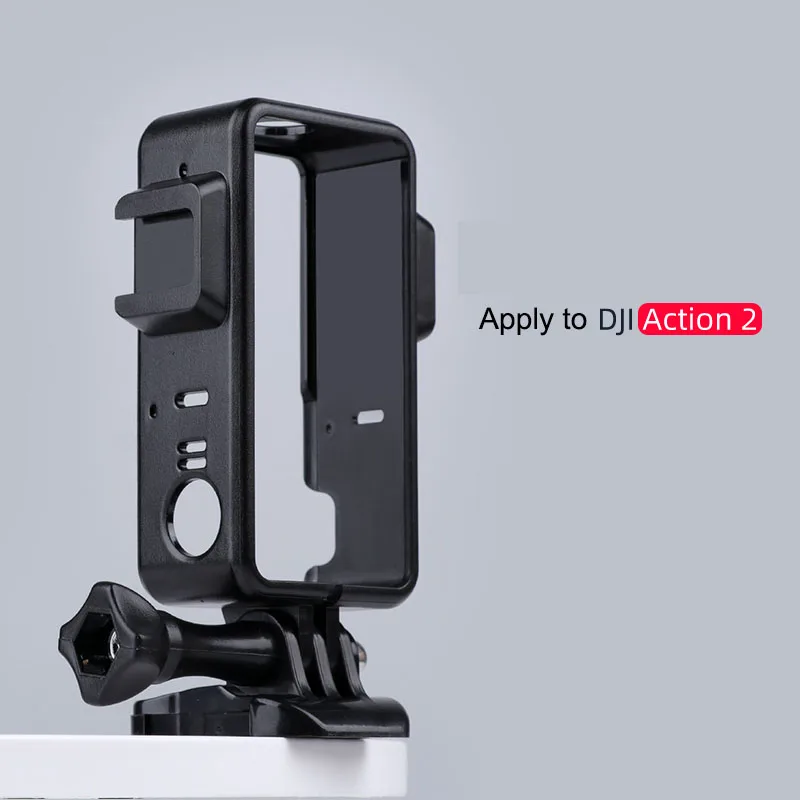 

Protective Frame Cover Case Plastic Border Mount For DJI Action 2 Camera Cover Housing Shell with Cold Shoe