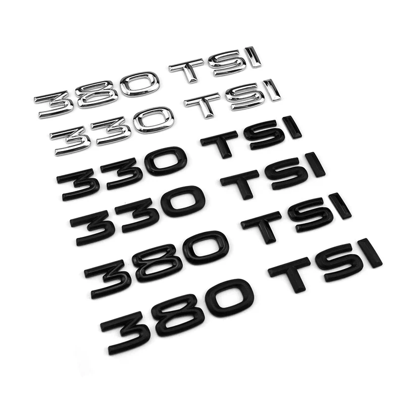 Новые 3D буквы 330 380 TSI Эмблема для 2019 Passat 2020 Magotan автостайлинг багажник