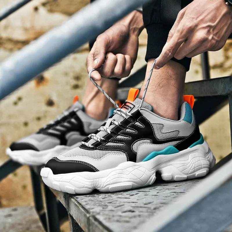 

2021 New Fashion Men Running Sneakers Casual Breathable Sport Shoes Zapatillas Hombre Deportiva Footwear Jogging Walking Shoes