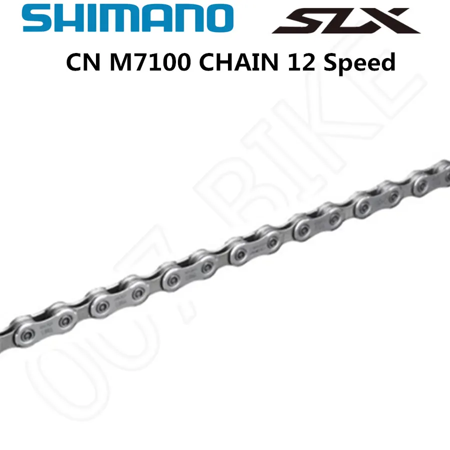 CN-M7100 116L no box SHIMANO deoer SLX CN M7100 цепи 12-Скорость горный велосипед инструмент для демонтажа цепи велосипеда(CN-M7100 MTB дорожный велосипед цепи - Цвет: CN-M7100 116L no box