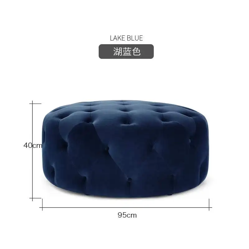 

Sofa Footstool Net Red Stool Light Luxury Living Room Low Stool Change Shoes Stool Fashion Creative Cloth Stool Sit Pier