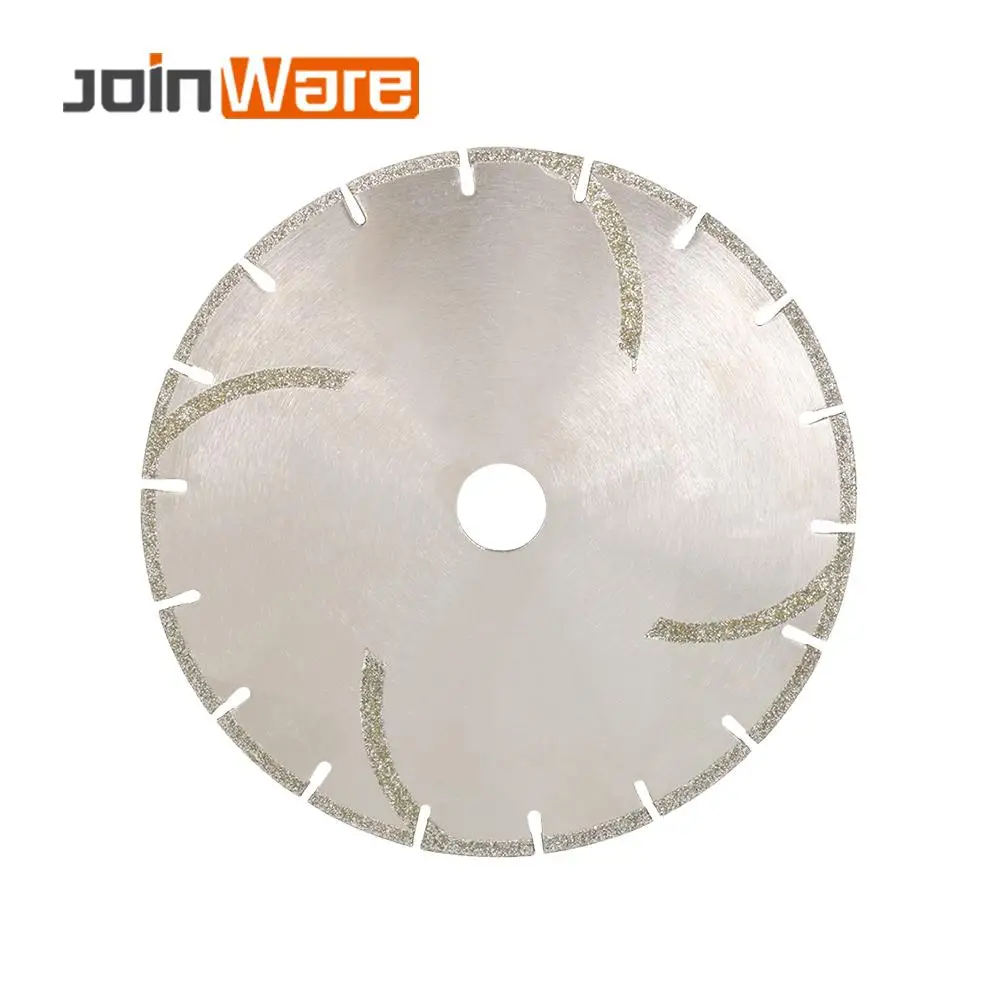 

180mm Electroplated Diamond Cutting Blade Bore 22.2mm Both Side Coated for Cutting Granite Marble 1Pc Thickness 3mm