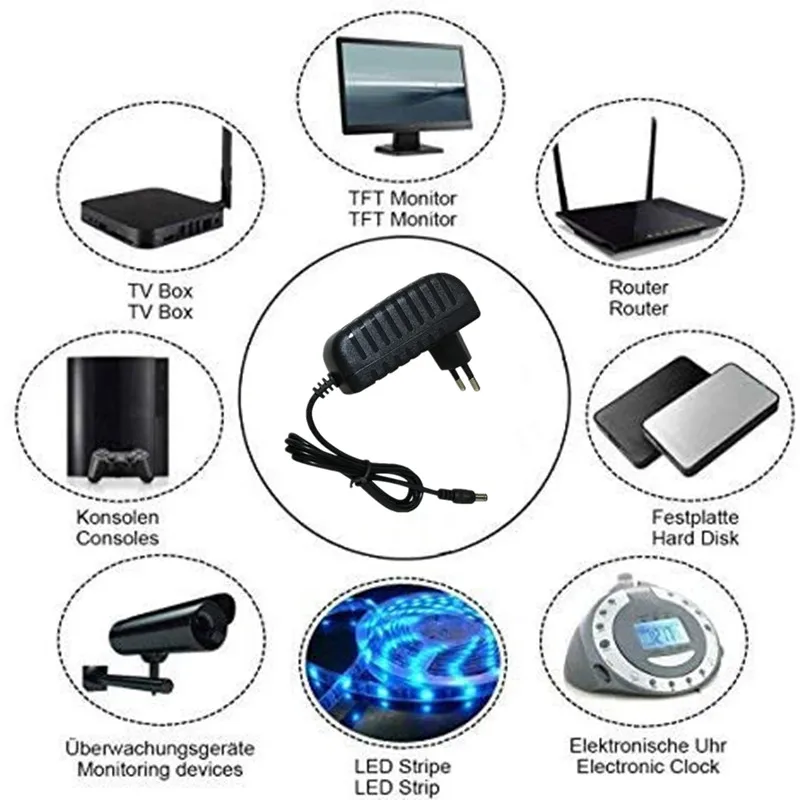 DC 5 V 0.5A 1A 2A 2.5A 3A AC 100-240V преобразователь питания 1000MA переключатель зарядное