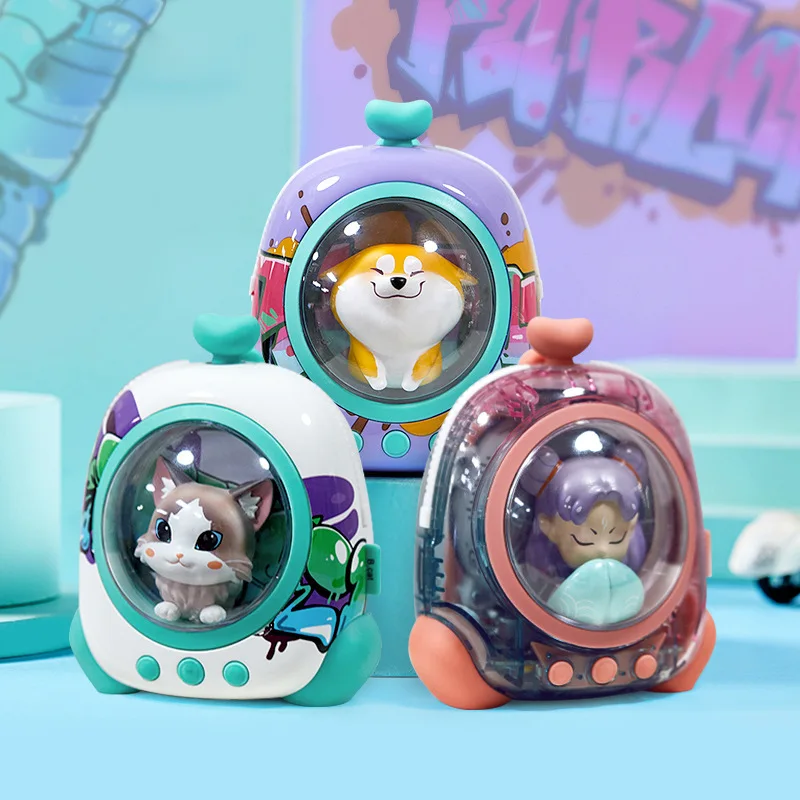 Космос Рюкзак милый Bluetooth динамик s портативный беспроводной BT 5 0 LED приложение