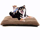 Зимняя кровать для больших собак, толстый теплый домик для собак, съемный моющийся роскошный диван для собак, Конура для маленьких, средних и больших питомцев
