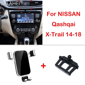 car phone holder for nissan qashqai j11 2014 2018 air vent phone holder stand clip for x trail rogue t32 qashqai 2015 2017 2018 free global shipping