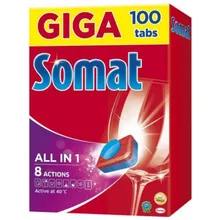 Таблетки для посудомоечной машины «All-in-One Tabs» Somat, 100 шт