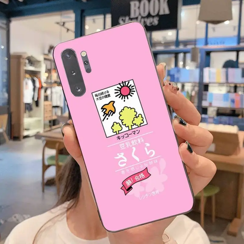 Милый чехол для телефона с клубничным молоком Samsung Galaxy Note20 ultra 7 8 9 10 Plus lite M51 M21 M31 J8