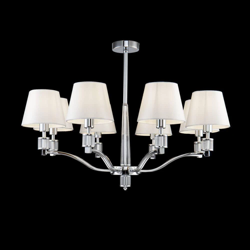 Подвесная люстра Freya Clarissa FR5020PL 08CH E14 IP20 Белый|Люстры| |