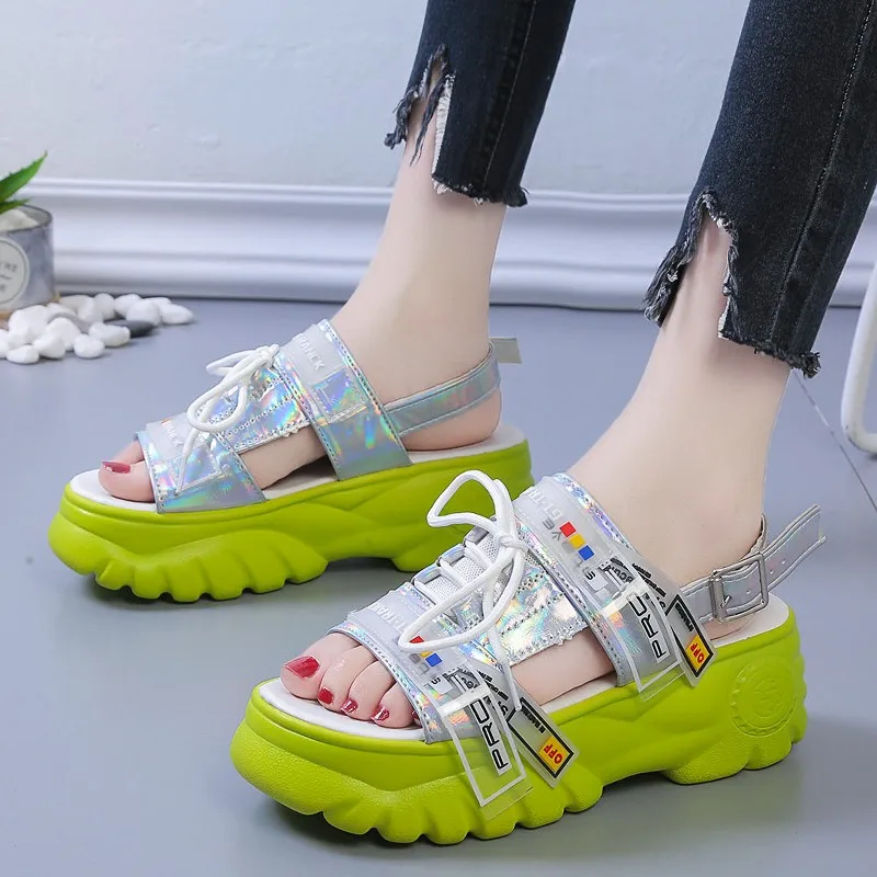 Женские сандалии на прозрачном каблуке летние белые туфли 2020|Боссоножки и