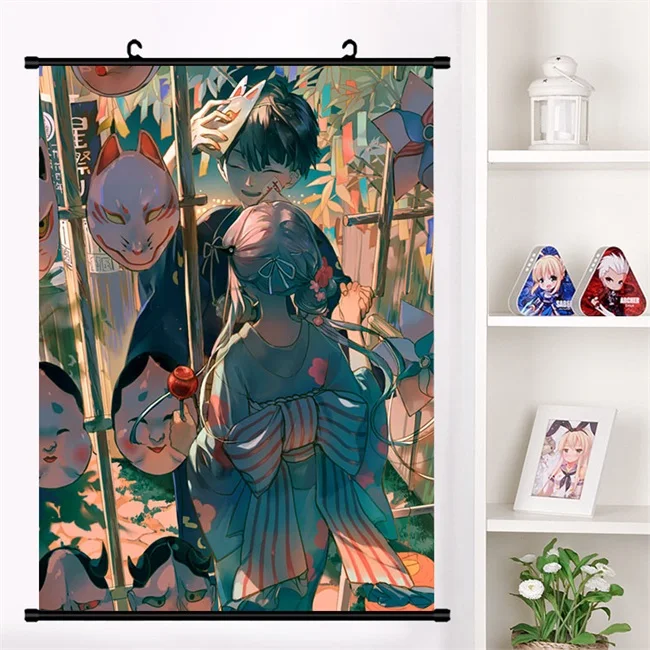 A Аниме Туалет-Hanako-кун Jibaku Shounen аниме настенные настенный плакат отаку коллекция домашнего декора искусство подарок - Цвет: A
