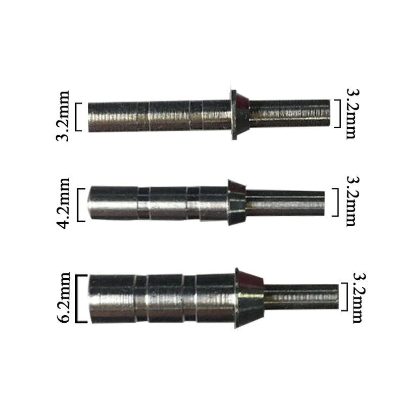 100 шт. алюминиевые штифты Linkboy для стрел из лука вал стрелы ID3 2 мм 4 6 Nock ID 3 составной