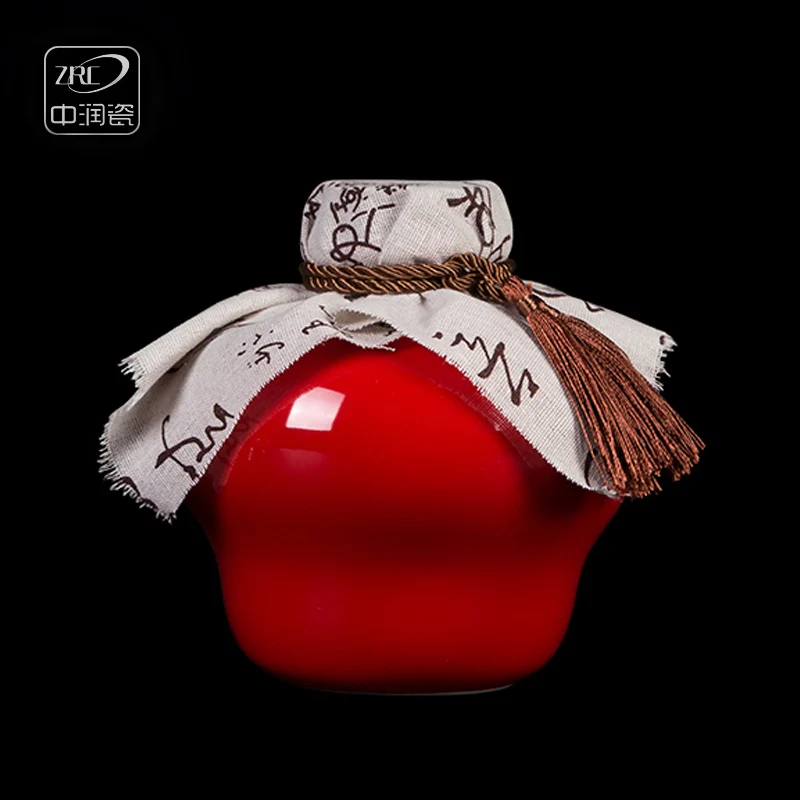 

Chinese Style Flagon Ceramic Large Wine Bottle Liquor Wine Jar Alcohol Flask Butelki Na Alkohol Household Drinkware ED50JH