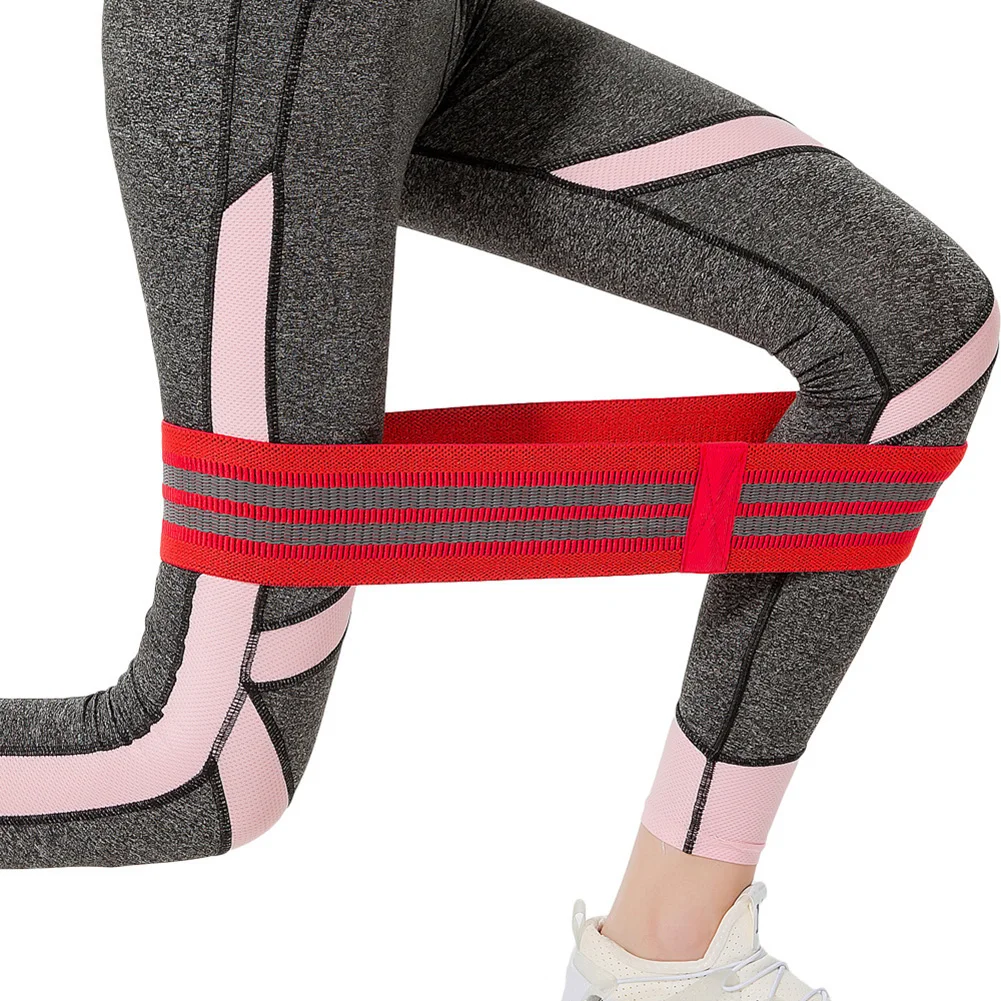 

Anti-slip Elastic Band Resistance Ring Fitness Belt Hip Exercise Belt Yoga Band for Legs Butt Wide Booty Fitness Loop Bands