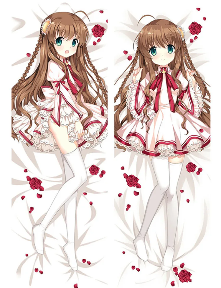 Наволочка для подушки с рисунком из аниме игры Rewrite чехол сексуальных девушек
