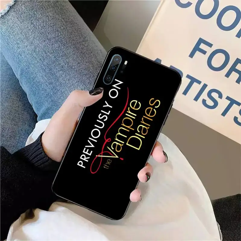 

The Vampire Diaries Stefan Damon Salvatore Phone Case For Huawei honor Mate P 9 10 20 30 40 Pro 10i 7 8 a x Lite nova 5t