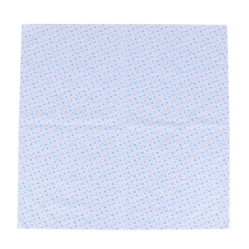 

7Pcs 50cm*50cm Cotton Small Floral Plain Printed Cotton Fabric for Cloth Sewing Patchwork Quilting Handmade Diy Textiles(Light b