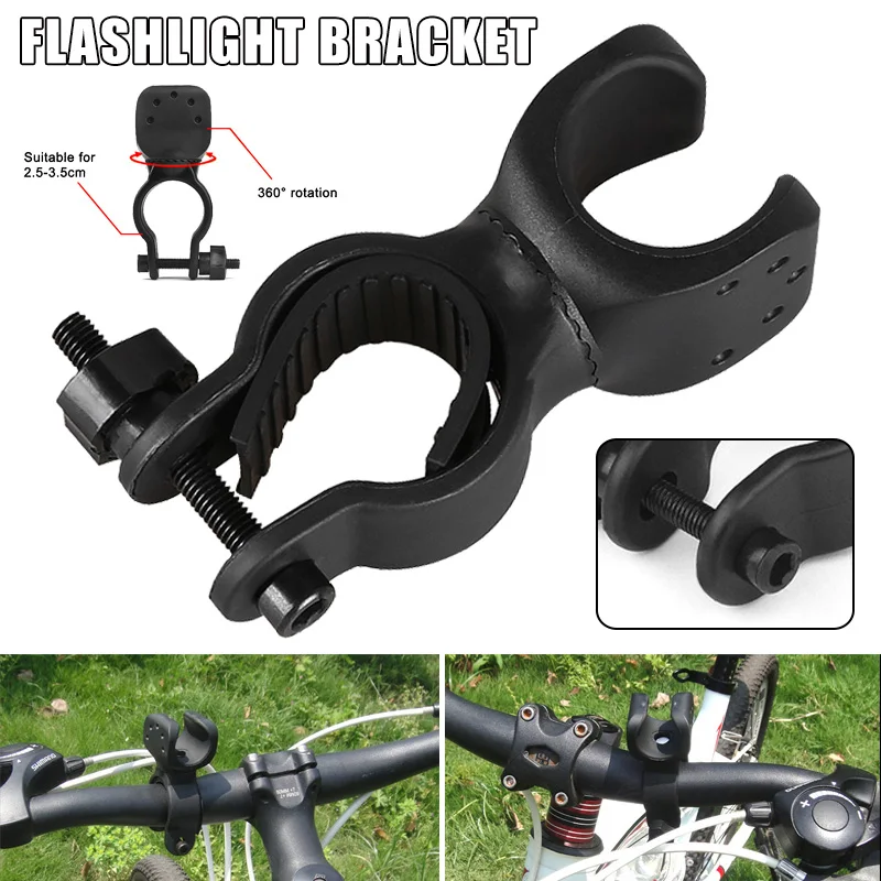 New Hot Metal Detector Pin Pointer Holder Flashlight Mount Detecting Accessories 360 Degree Rotating USJ99 | Лампы и освещение