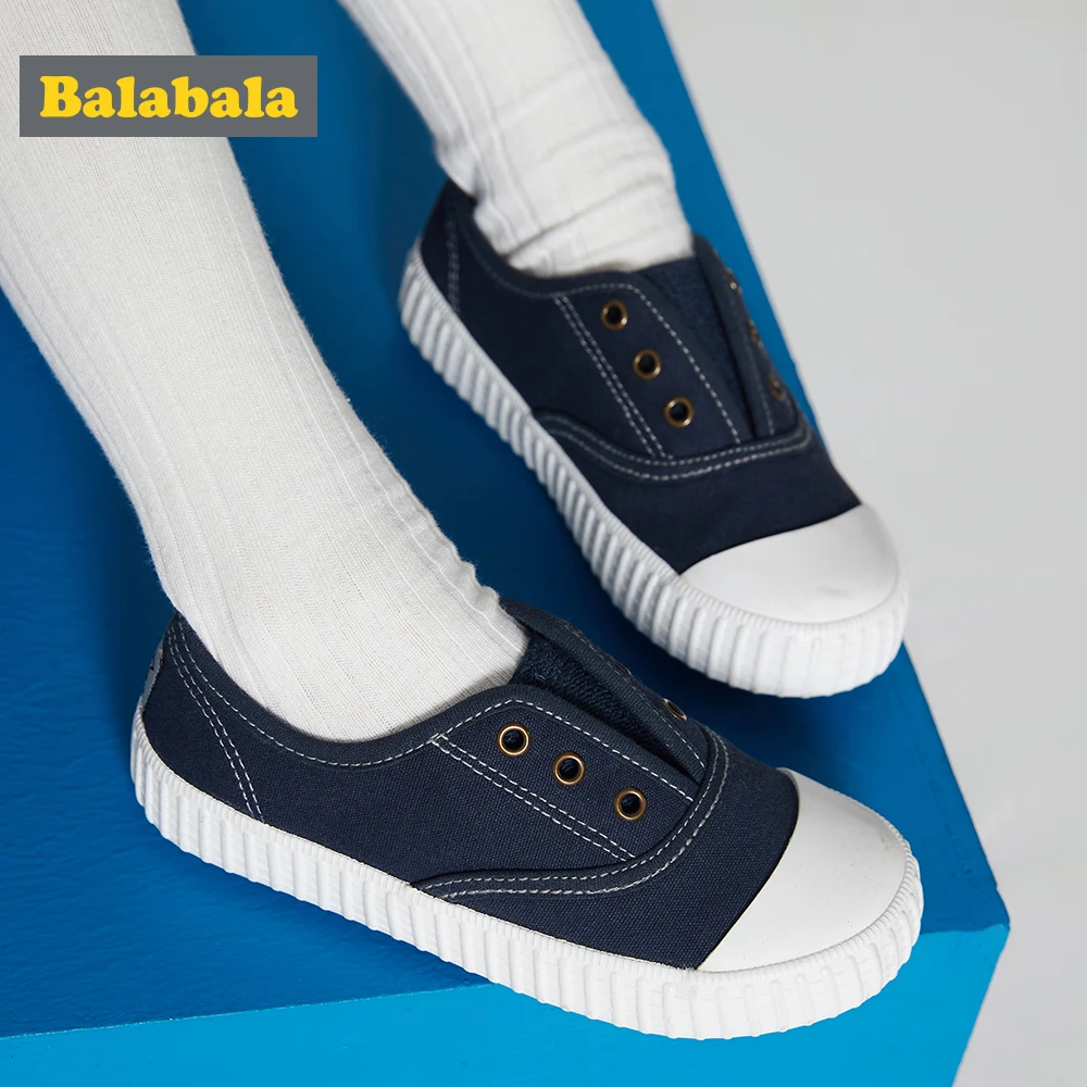 Balabala детская белая обувь парусиновая для девочек и мальчиков новинка 2019 | Детская