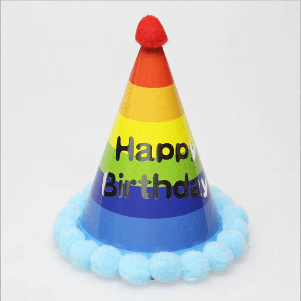 1 шт. детская Радужная шапка для дня рождения Детская корона украшение бумажная