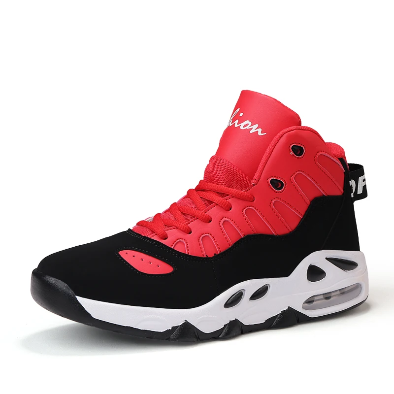 Мужские баскетбольные кроссовки с высоким берцем амортизирующие Uptempo уличные