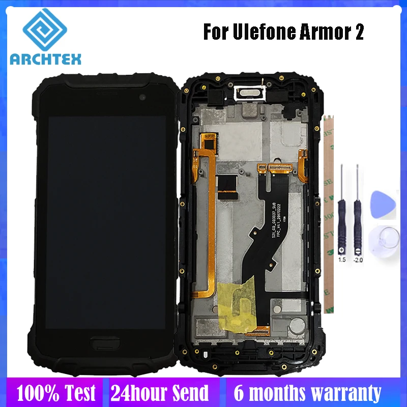 ЖК-дисплей 5 0 дюйма для Ulefone Armor 2 + сенсорный экран с рамкой дигитайзер в сборе