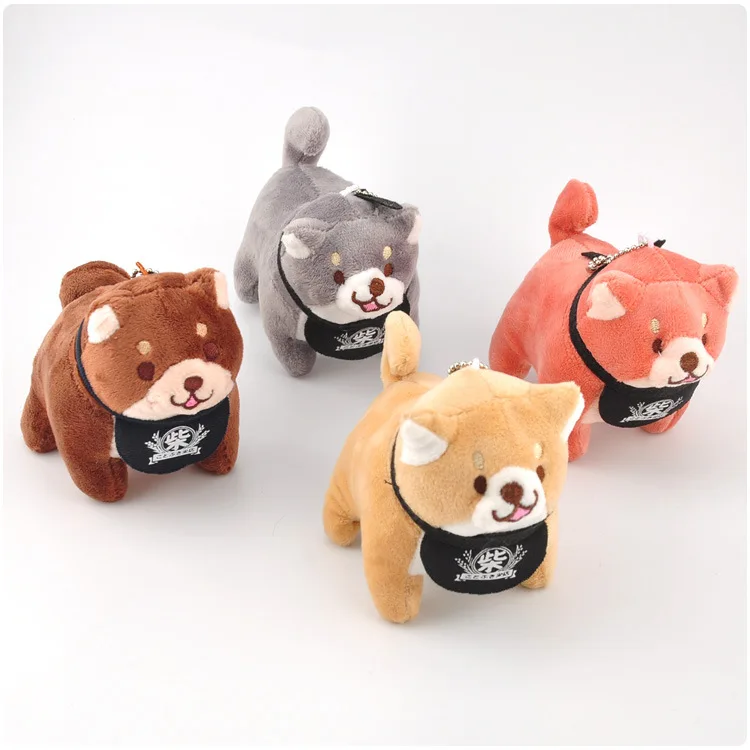 10 см милый маленький кулон для Chai dog Keji брелок ключей плюшевые игрушки
