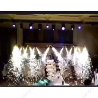 wedding fireworks system 360 degree spinning centerpeice first dance remote control wireless cold pyro fountain party stage sfx
