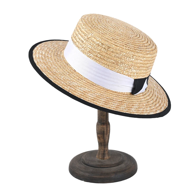 

Summer Beach Hat Men Women Large Brim Sun Hat Vintage Top Hat High Quality Panama Hat Casual Flat Brim Straw Cap NZ250