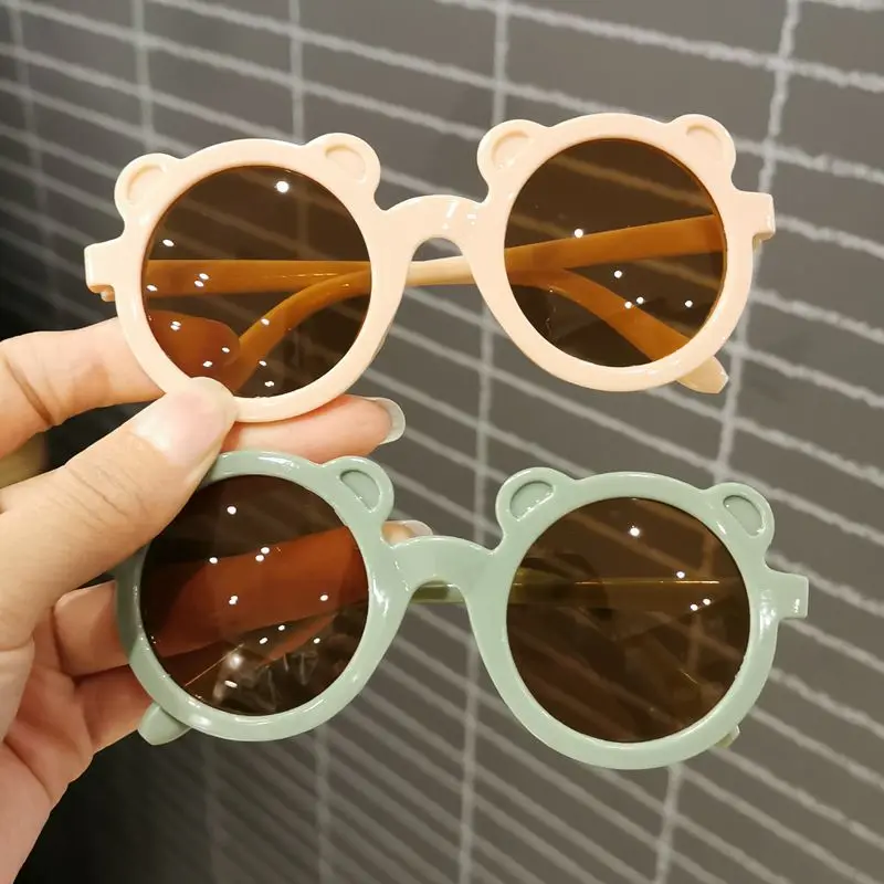 

New Children's Sunglasses Girl Baby Boy Cute Summer Round Frame Small Sunglasses Children's Glasses New Version Fashion Kids