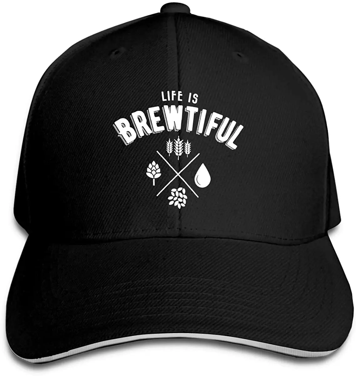 

Регулируемая Кепка-сэндвич Life is Brewtiful Кепка-бейсболка кепка Кепка