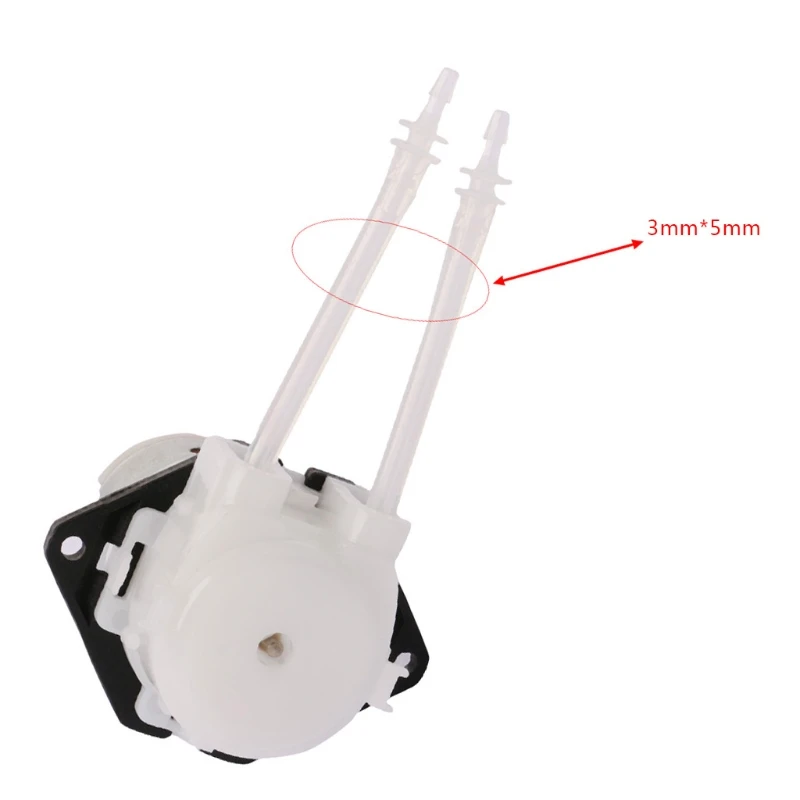 

DC 12V Peristaltic Dosing Pump 3x5mm DIY Head Tube For Lab Analytical Liquid Water Pump