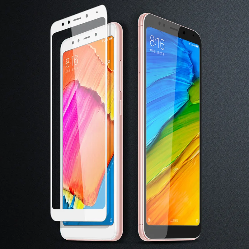 

Full Cover For Xiaomi Redmi 5 Plus Case Tempered Glass For xiomi Xaomi Redmi 5 Glass Screen Protector Film Original Xaomi 5 Pro