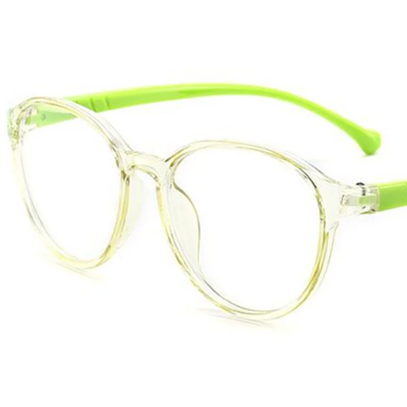 

Children Anti-Blue Light Glasses Fahsion Simplicity Optical Eyeglasses Kids Spectacles Jelly Color FrameEyewear Goggles