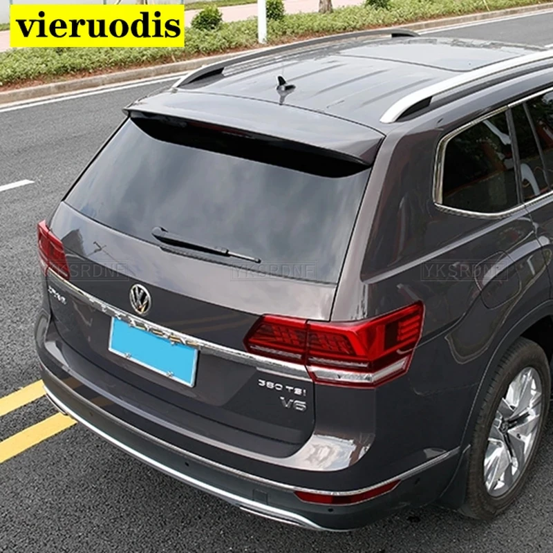 

Задний спойлер Неокрашенный из АБС-пластика для Volkswagen VW Atlas Teramont 2017-2020, украшение для заднего крыла багажника