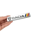 Алюминиевый автомобильный значок, наклейка на задний багажник, декор для тюнинга кузова Dacia Duster Logan Sandero слоган Stepway Mcv Dokker