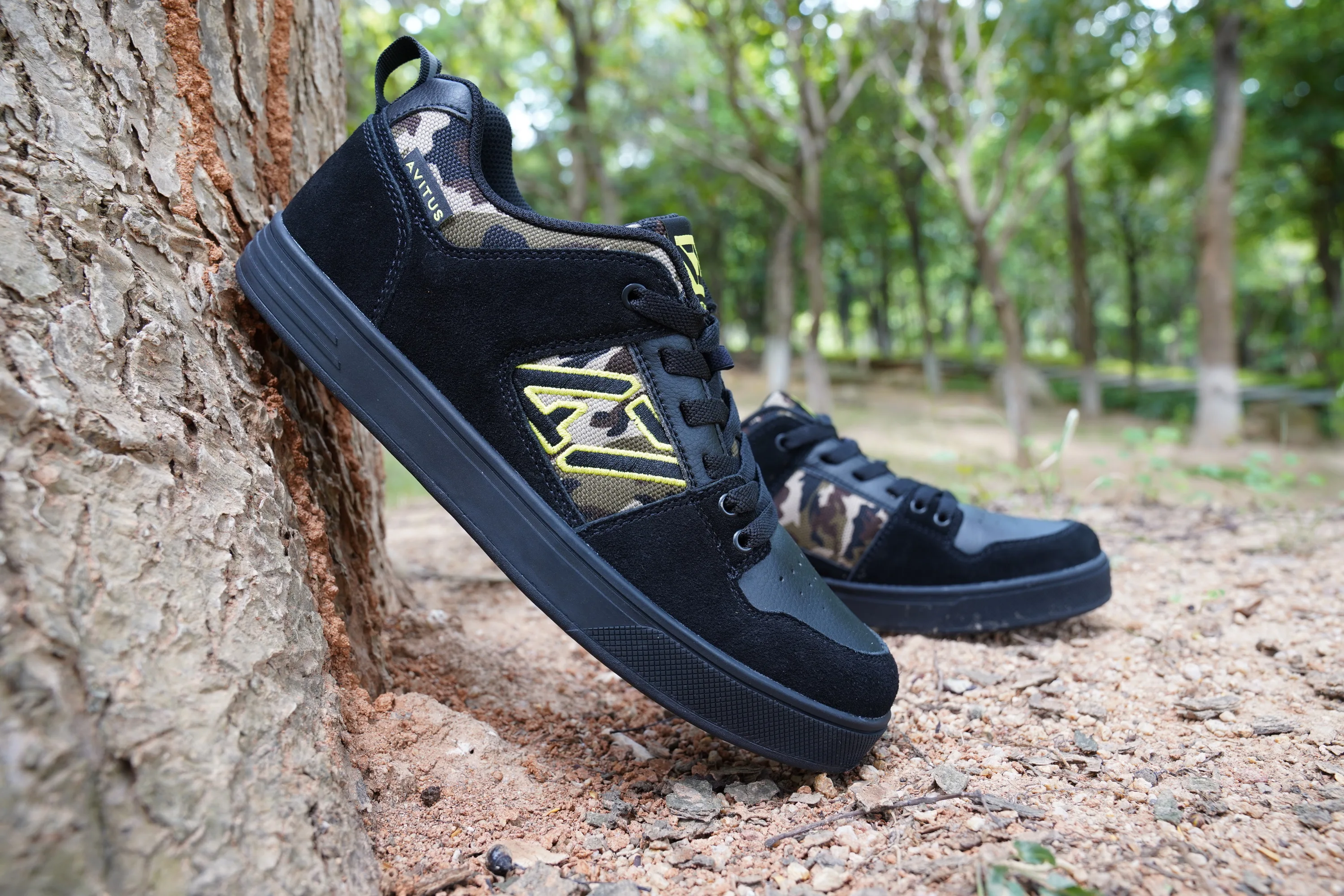 Мужские кроссовки на плоской подошве для езды горном велосипеде|Обувь