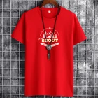 Футболка мужская оверсайз в стиле аниме, модная Ретро Уличная одежда в стиле Харадзюку с принтом манга, хип-хоп, винтажная рубашка, лето 2021