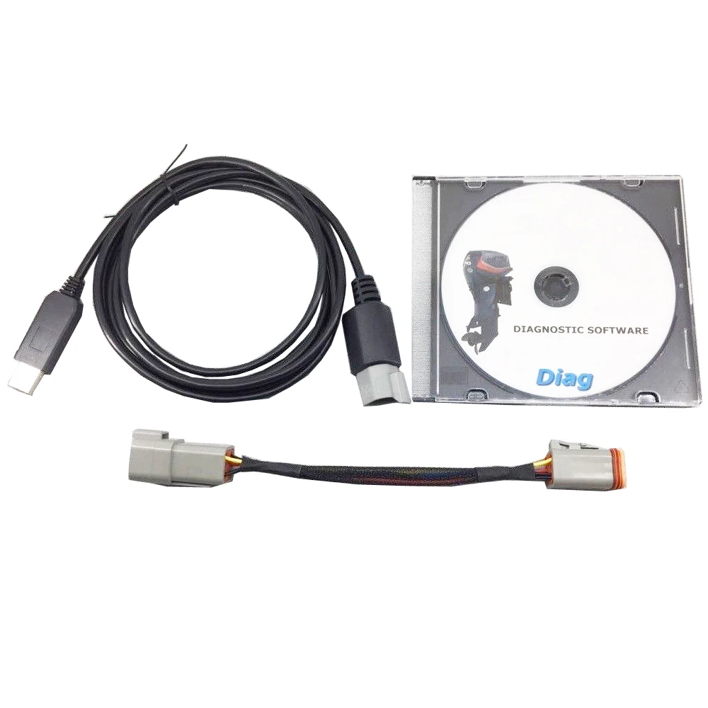 Диагностический usb кабель Evinrude для FICHT и ETEC + инструмент Bootstrap P/N 586551|Интегральные