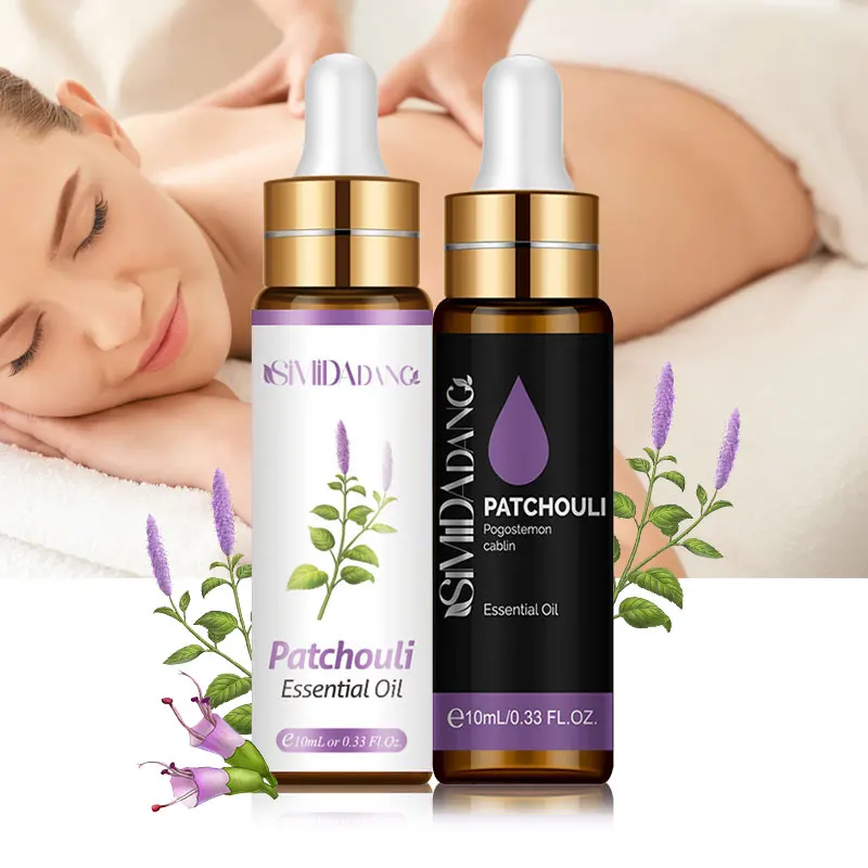 

10ML Patchouli Essential Oil Massage Hair Care Cuticle Oils Fixing Agent Constricting pores Tightening Moisturizing Skin Aroma