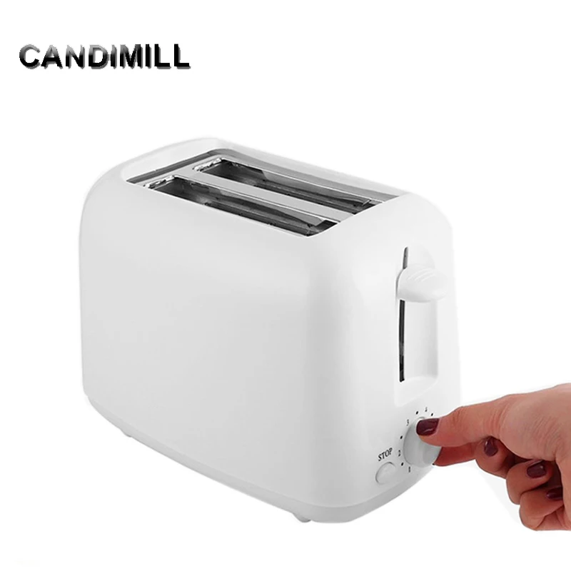 CANDIMILL 220V Household Electric Bread Toaster Sandwich Machine Breakfast Maker Baking Machine Toast Oven EU