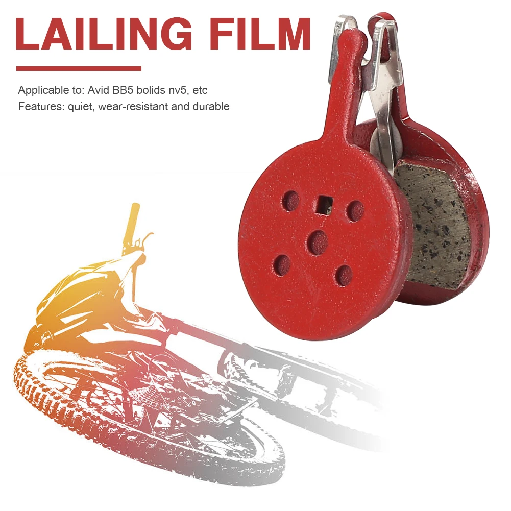 2 шт./компл. MTB велосипедные тормозные колодки из смолы полуметаллические горные