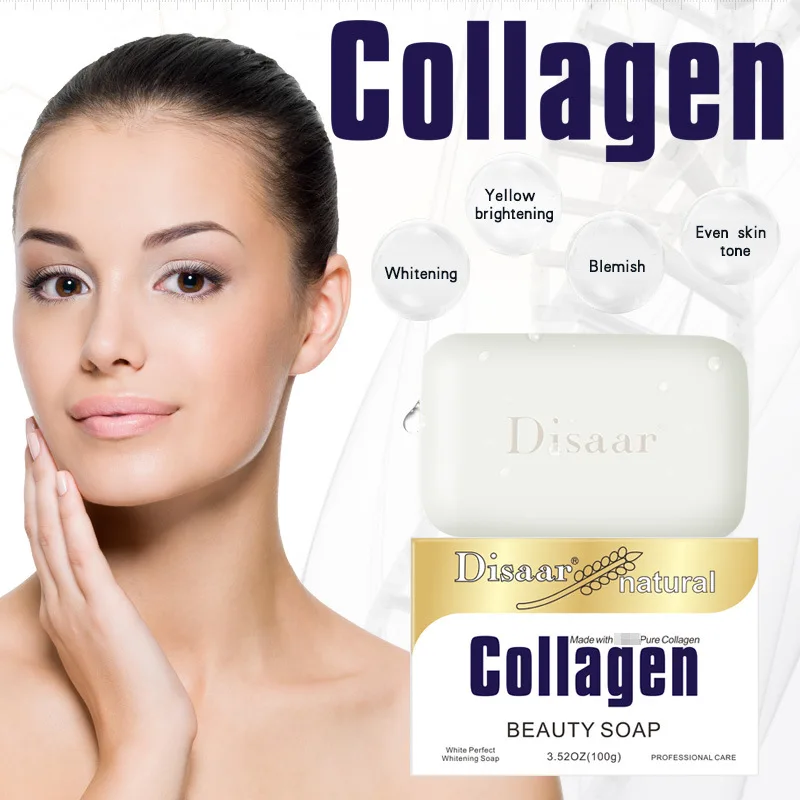 

Disaar Collagen Power Lifting Cream 80g Face Cream+ Collagen Handmade Soap Face Cleanser Anti-aging Anti Wrinkle Set