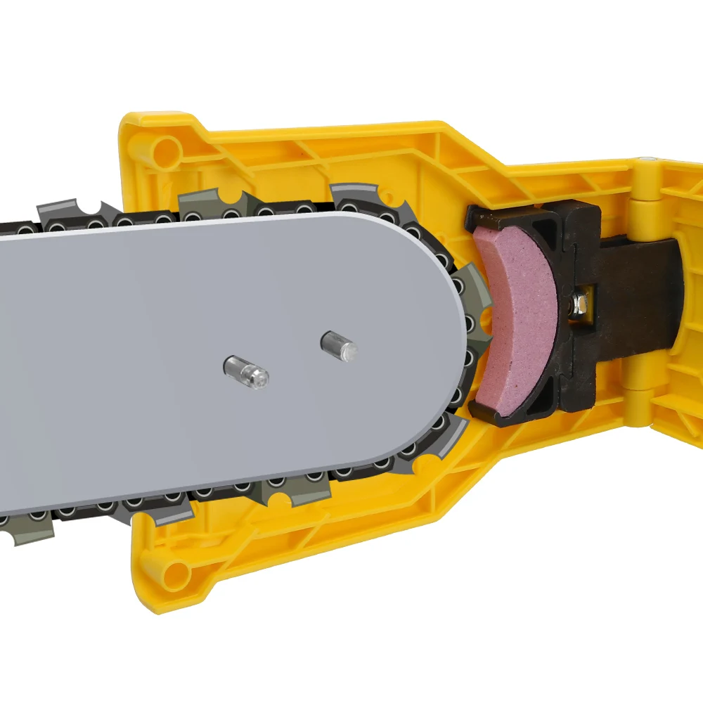 

Chainsaw Sharpener Portable Grinder Tool Tool for Woodworking Grinding Small Whetstone Sharpener With Teeth & Sharpening Stone