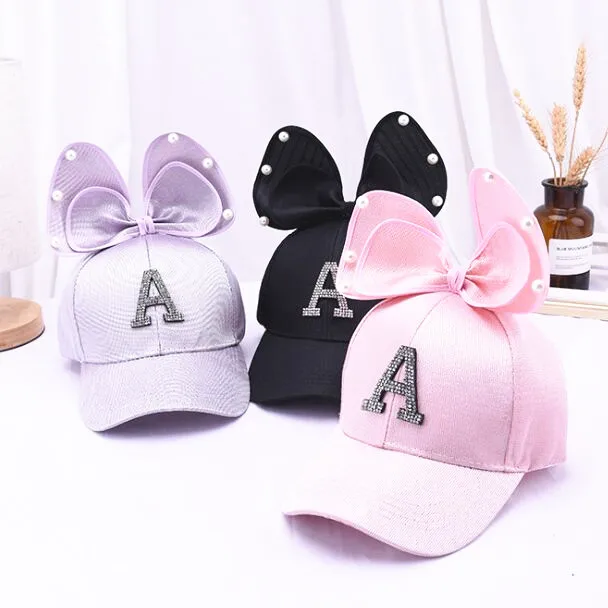 Кепка бейсболка с кроличьими ушками для мальчиков и девочек|Мужские бейсболки| |