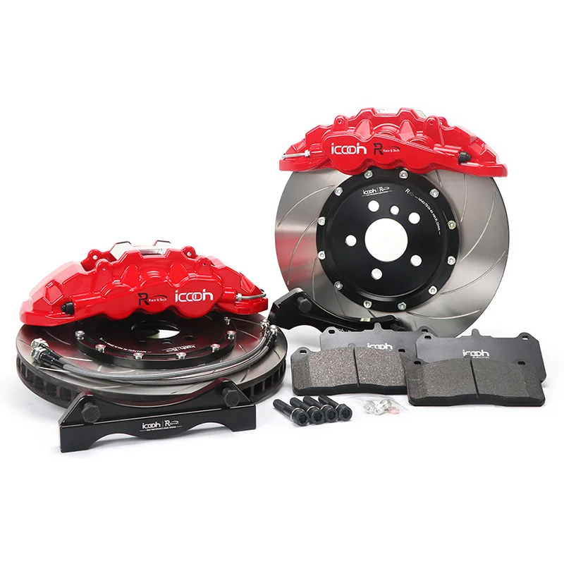 

Big brake kit Ap8520 red caliper 6 pot with 370*36 ARC groove disc for toyota highlander 2014