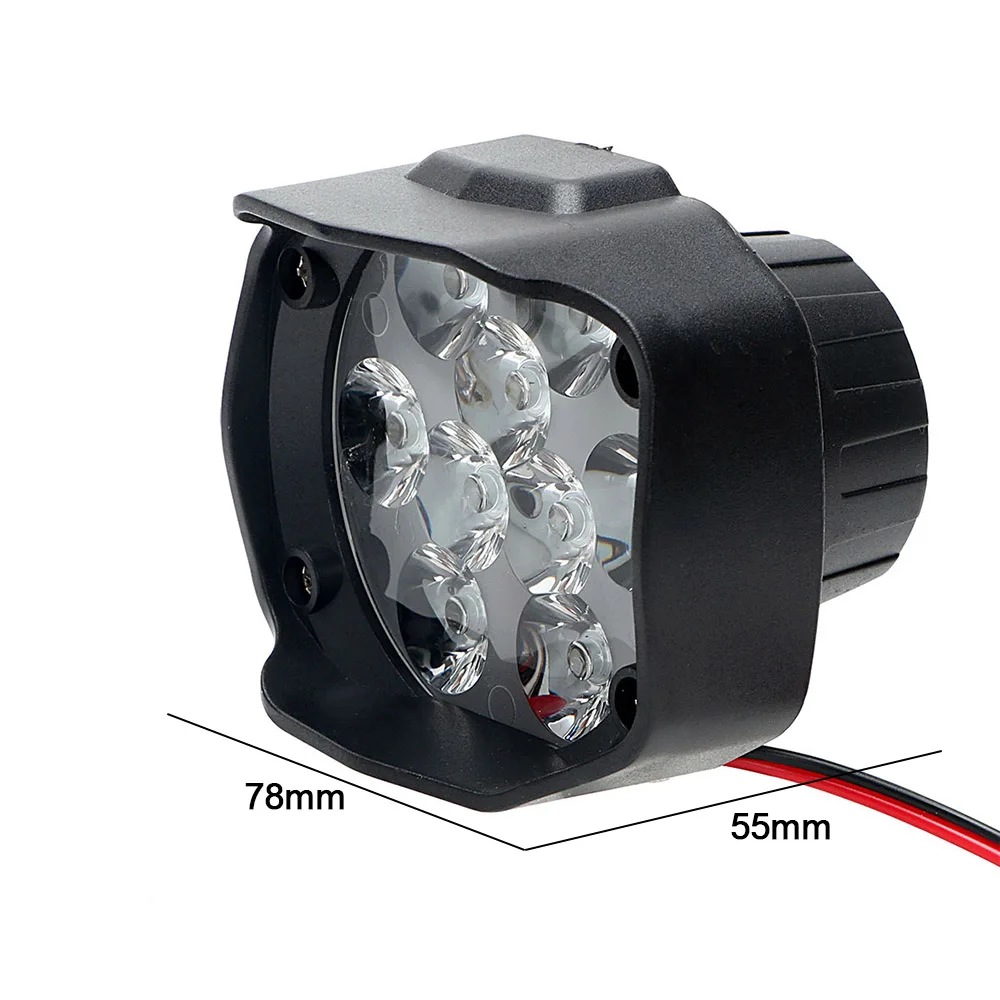 9LED мотоциклетный головной светильник 27 Вт 6000лм для вождения противотуманных фар