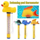 Новинка 2021, плавающий водяной термометр, Мультяшные Термометры для наружного использования, для бассейна, спа, горячие ванны, инструмент с датчиком температуры
